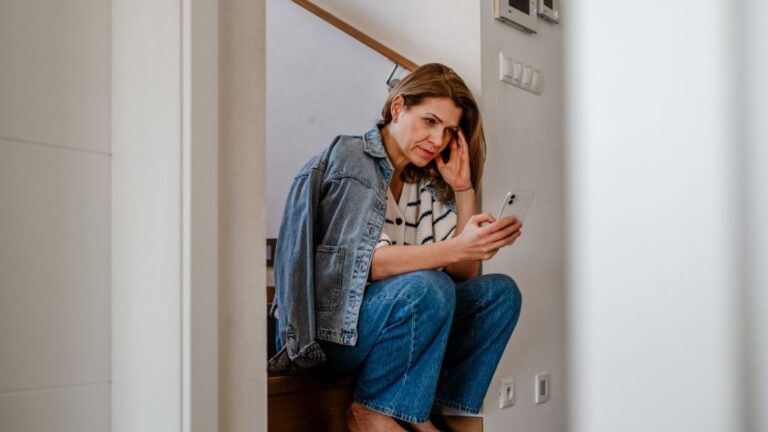 Mujer en etapa de perimenopausia